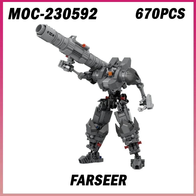 670 pièces MOC-230592 série d'armure mécanique Super Robot bataille Mechs blocs de construction figurines de film garçons jouets cadeau de noël