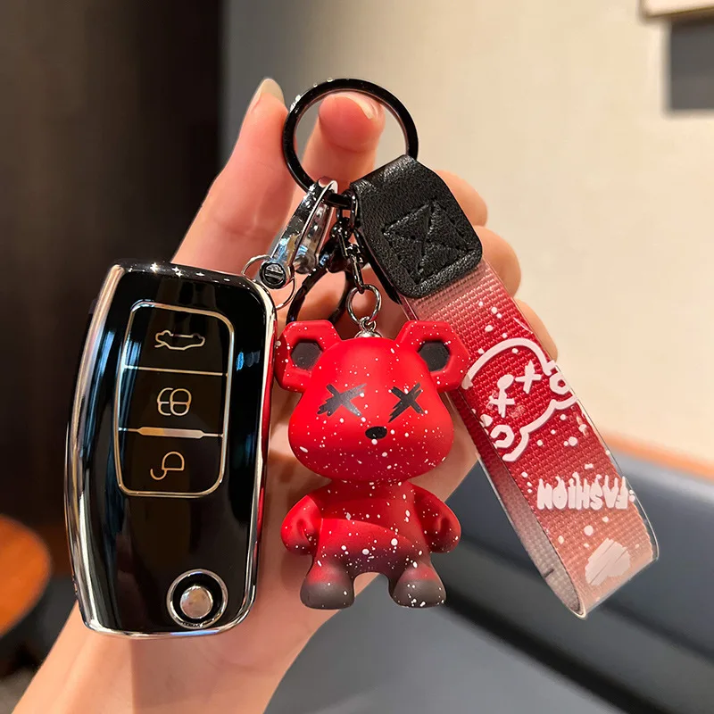 For Ford Focus 2 3 MK3 Mk4 Mondeo Mk5 Mk4 Fiesta Mk8 MK3 MK7 Puma Explorer Ecosport Kuga C MAX Bronco Mustang Car Key Case Cover