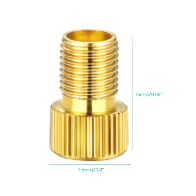 Bike Converters Bike Tire Valves Adapter Presta to Schrader Convert Nozzle