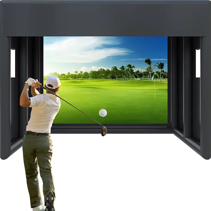 PVC Air Sealed Portable Outdoor Inflatable Golf Practice Simulator Cage Tent Inflatable Golf Enclosure For Indoor And Outdoor