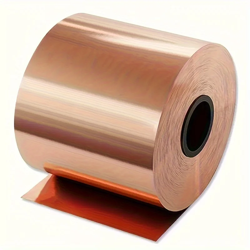 1PC Copper Plate Roll 0.1 Millimeter-Thick Pure Copper Metal Sheet, Copper Foil, Grounding Copper Strip, Copper Sheet
