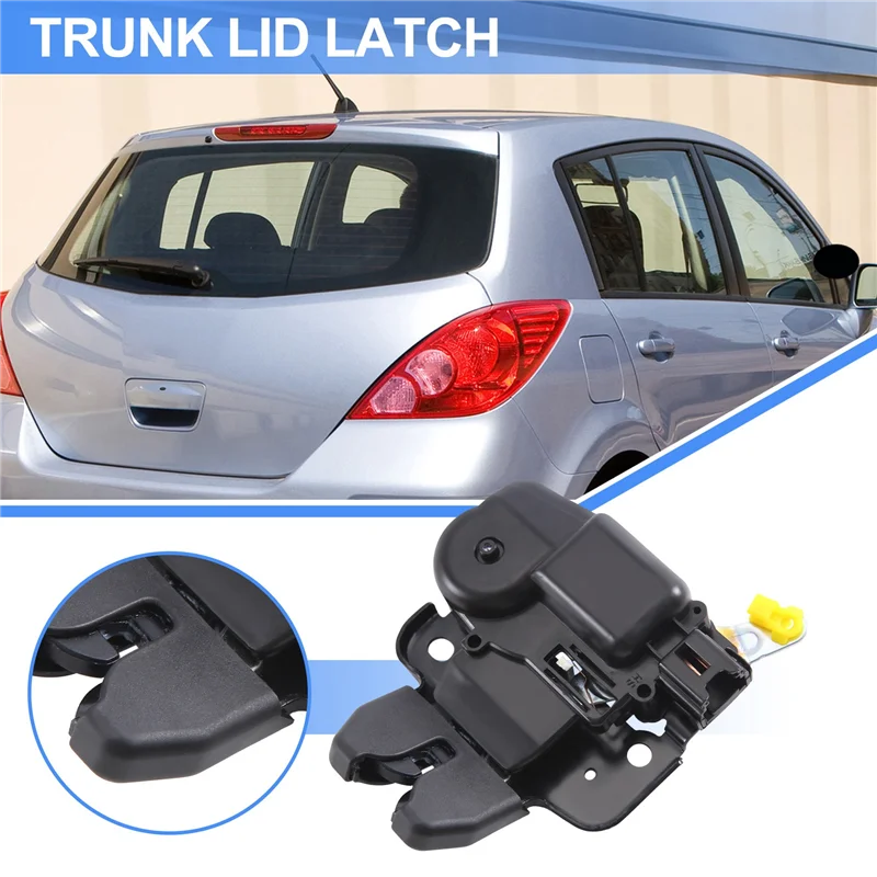 

A13F-автомобильная защелка крышки багажника, замок задней двери для Nissan Tiida Sedan C11 2007-2014 84631ED40A