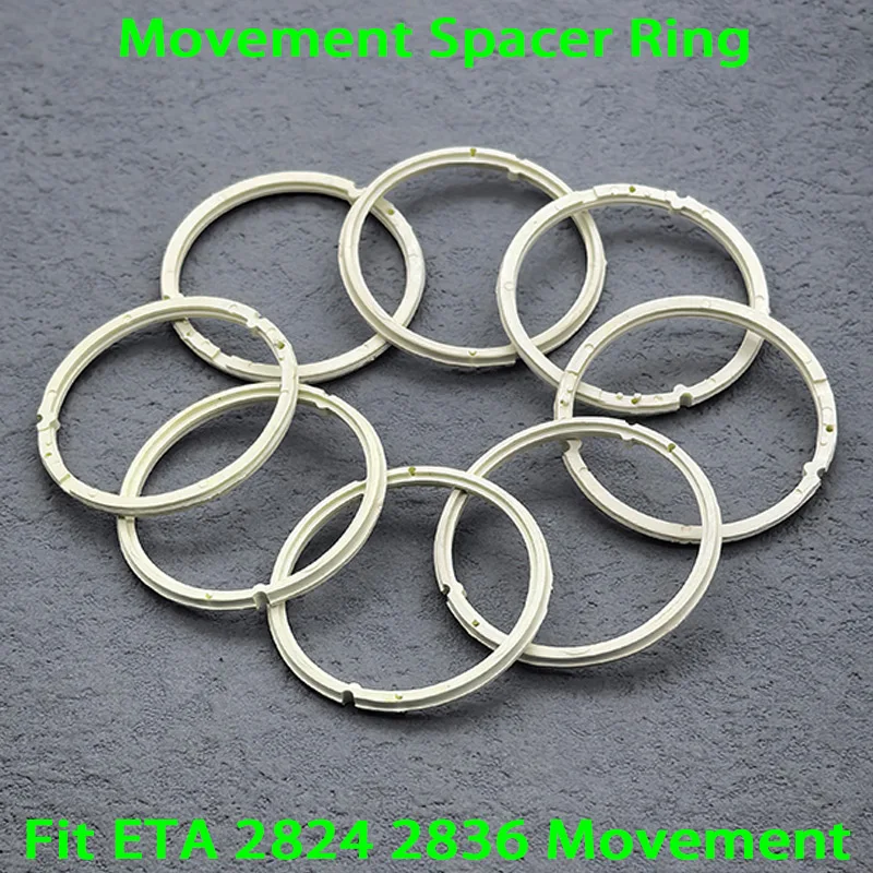 1/2/5PCS Eta 2824 / 2836 Movement Spacer Ring Plastic Fixed Ring Fits ETA 2824 2836 Movement Men Watch Repair Accessories