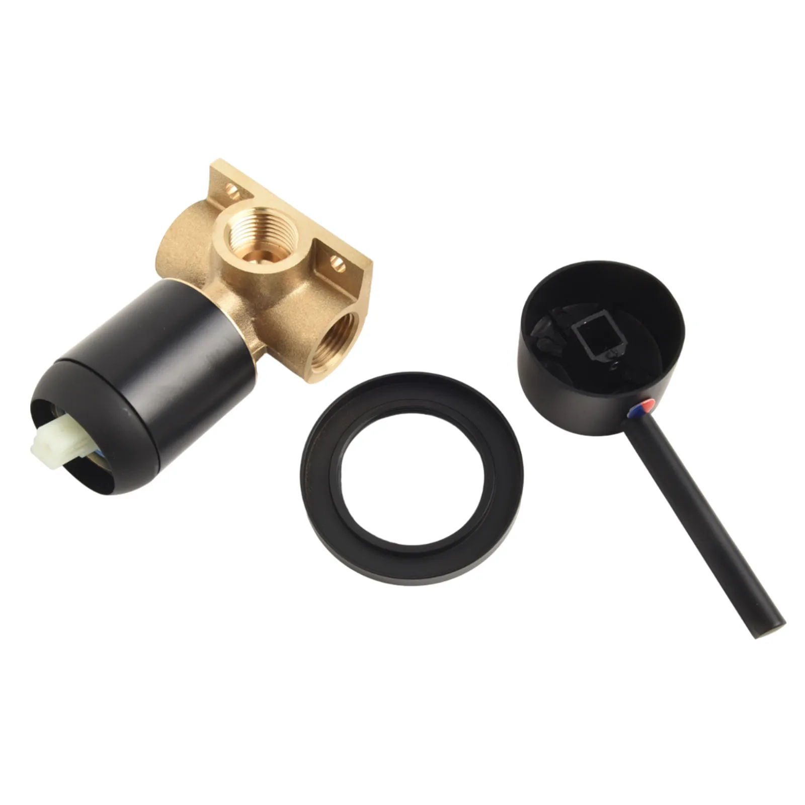 12inch for Wall Mounted Manual Mixer Valve with Concealed Hot Cold Water Control Lever for Easy Operation in Bathrooms