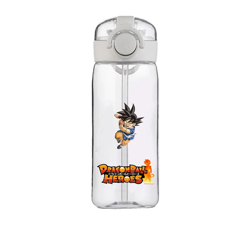 Dragon Ball Son Goku Cup with Straw Student Child Drop-Resistant High Temperature Resistant Large Capacity New Portable Bounce