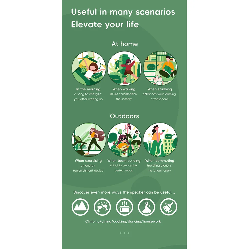 مكبر صوت بلوتوث محمول في أي مكان من FiiO SnowSky يتيح لك على استمتع بالموسيقى الرائعة في أي وقت وفي أي مكان