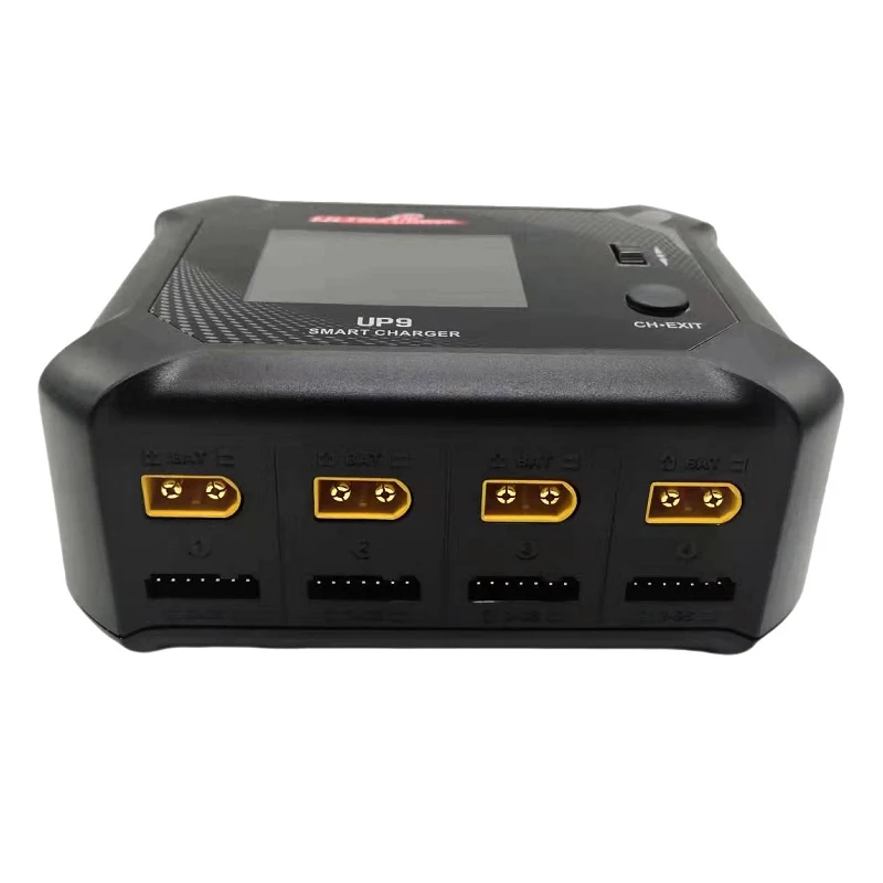 ULTRA POWER UP9 التيار المتناوب 100 واط تيار مستمر 200 واط IPS LCD أربع قنوات الذكية Blance شاحن مفرغ ل 1-6S يبو/LiHV/LiIon/بطاريات معمرة