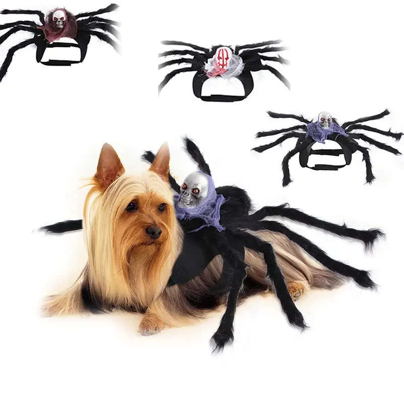 

Halloween Pet Costume Spider Costume Pet Spider Chest Back Costume Halloween Cosplay Costumes Cats and Dogs Halloween Clothes