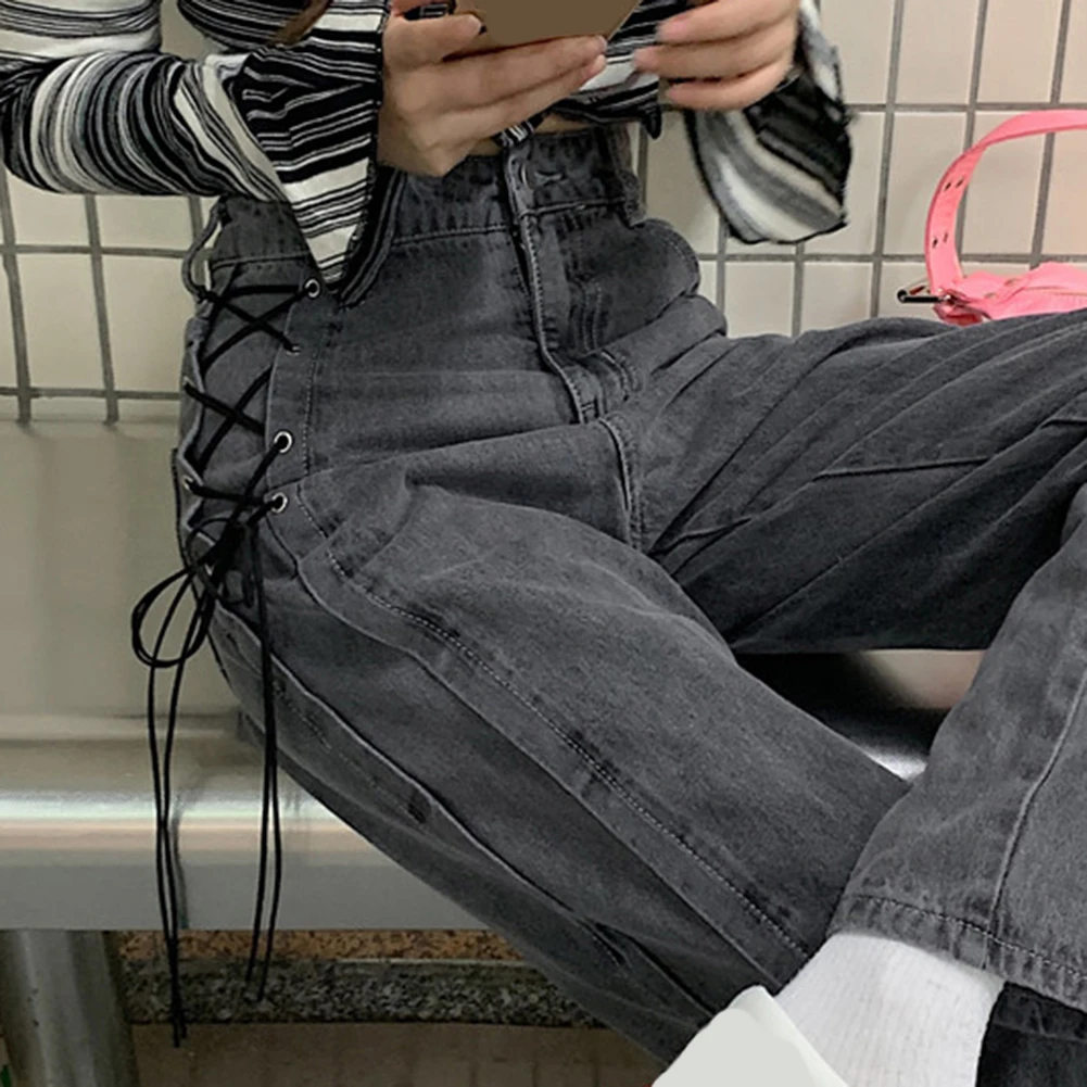 

Casual Outings Female Student Trousers Comfortable Wide Leg Fashion Trousers Comfortable Trousers Brand New Item