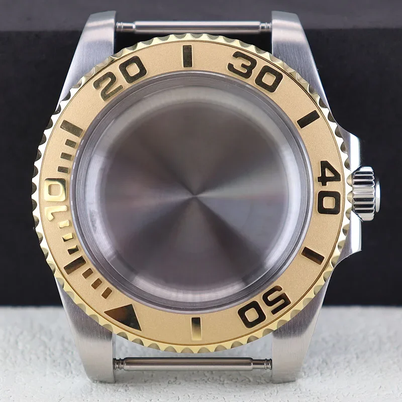 200M Diving 40mm Watch Case Ceramic Bezel Sapphire Glass For Seiko NH35 NH36 NH34 NH38 Miyota8215 ETA2824 Movement Yacht-Master