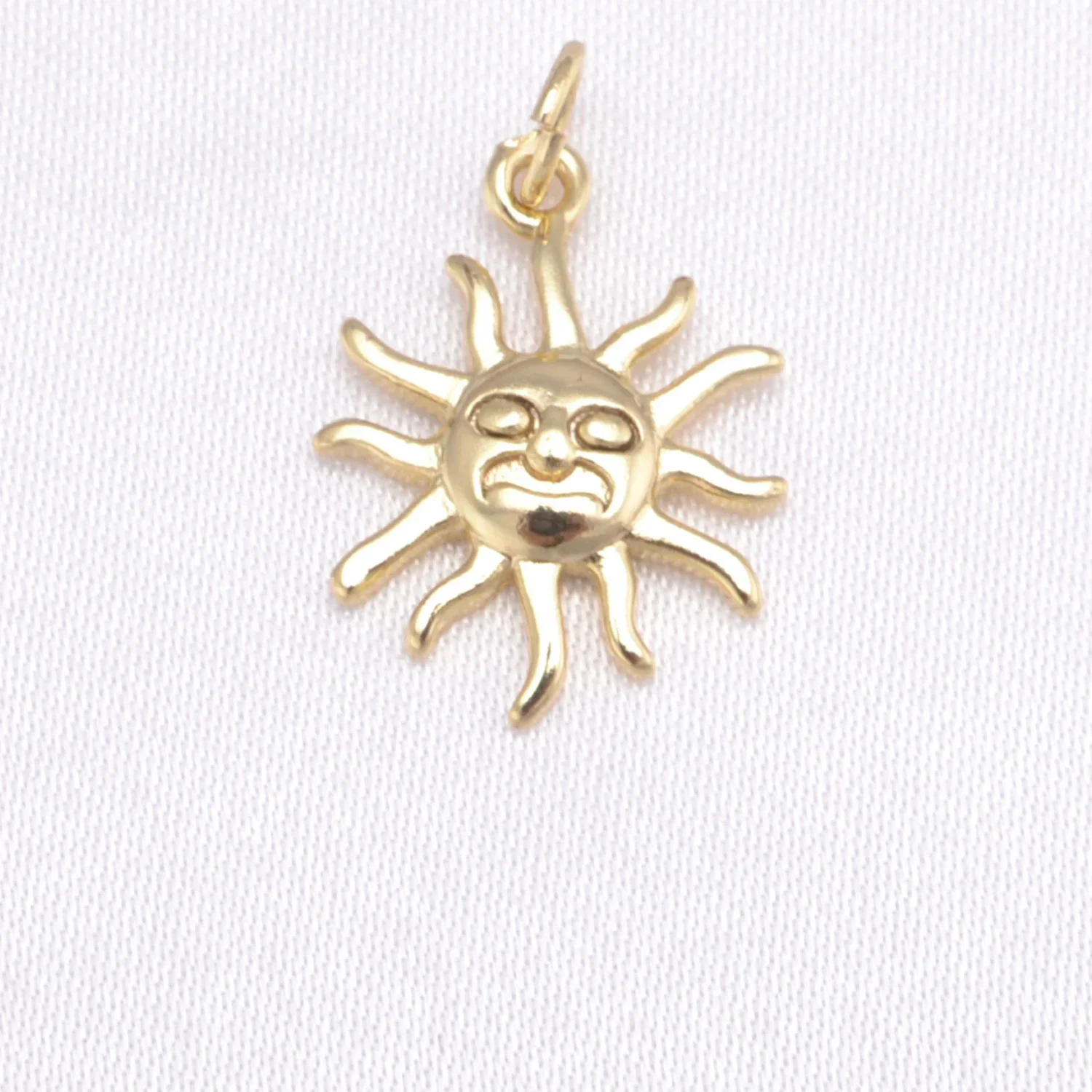 20 Pcs Sky Sun Moon Star Pendant Handmade Diy Jewelry Bracelet Necklace Earring Making Supplies Copper Plating Charm Wholesale