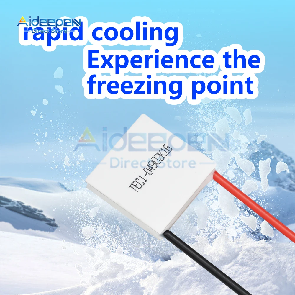 Enfriador termoeléctrico Peltier TEC1-04902 K16, 5V, nuevo de refrigeración Semiconductor, módulo de placa disipadora de calor TEC1-04902, 20x20x4,0mm