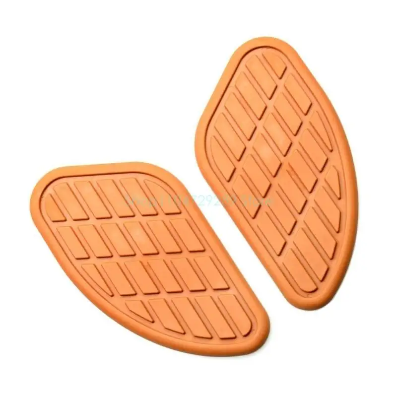 وسادات خزان الدراجات النارية العالمية - واقيات مطاطية مضادة للانزلاق لخزانات الوقود العتيقة وقبضة الركبة