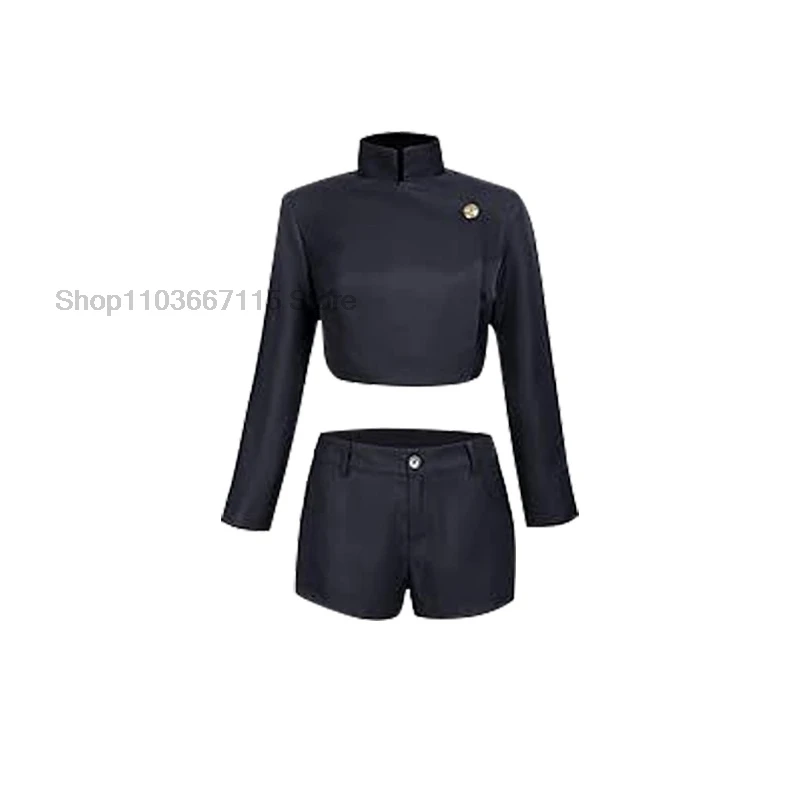 Set di costumi versione femminile Itadori Yuji Giacca con cappuccio Itadori Yuji Gonna a vita alta uniforme per costume di Halloween da donna