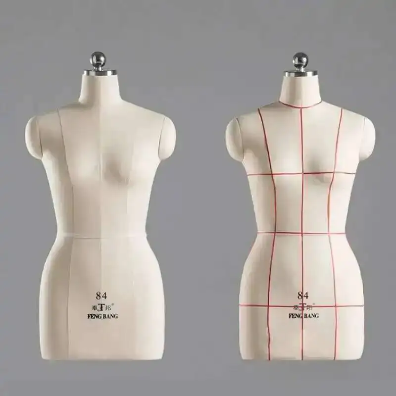 Sewing Female for Tailor Mannequin Body Clothes Design and Bust Dress Form Stand Model Mannequin Display Stand with Wheels Base