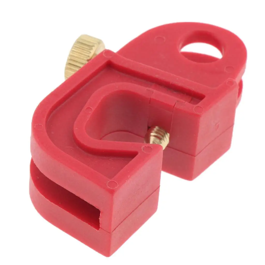 Disyuntor Universal rojo con tornillo, hecho de nailon relleno de vidrio, resistente y duradero