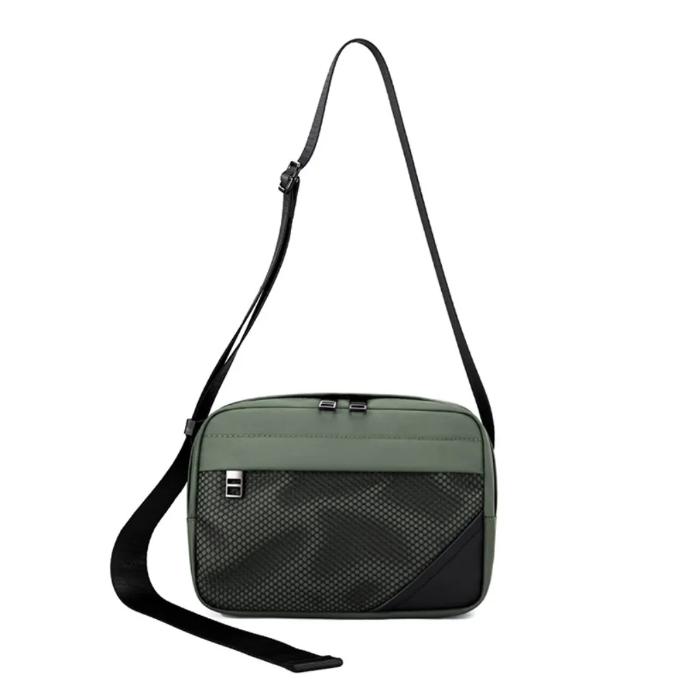

New men's lightweight nylon crossbody horizontal casual trend men's shoulder backpack outdoor