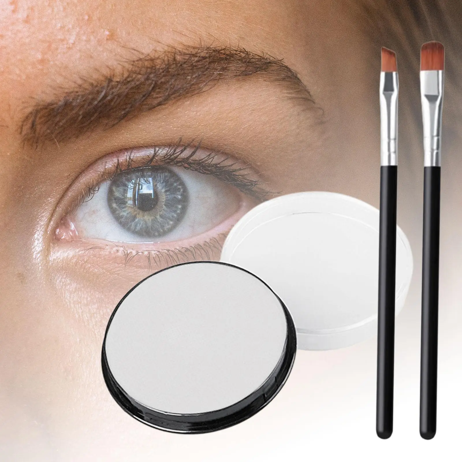 Kit Creativo di Pennelli per Trucco e Pittura Corporea, Palette Tutto in Uno da 30g per Spettacoli Teatrali