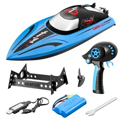 Rc Boats 40 Km/h 2.4G Dual Motor Upgrade telecomando alta efficienza velocità accoppiata impermeabile fornisce motoscafo Rc per ragazzo