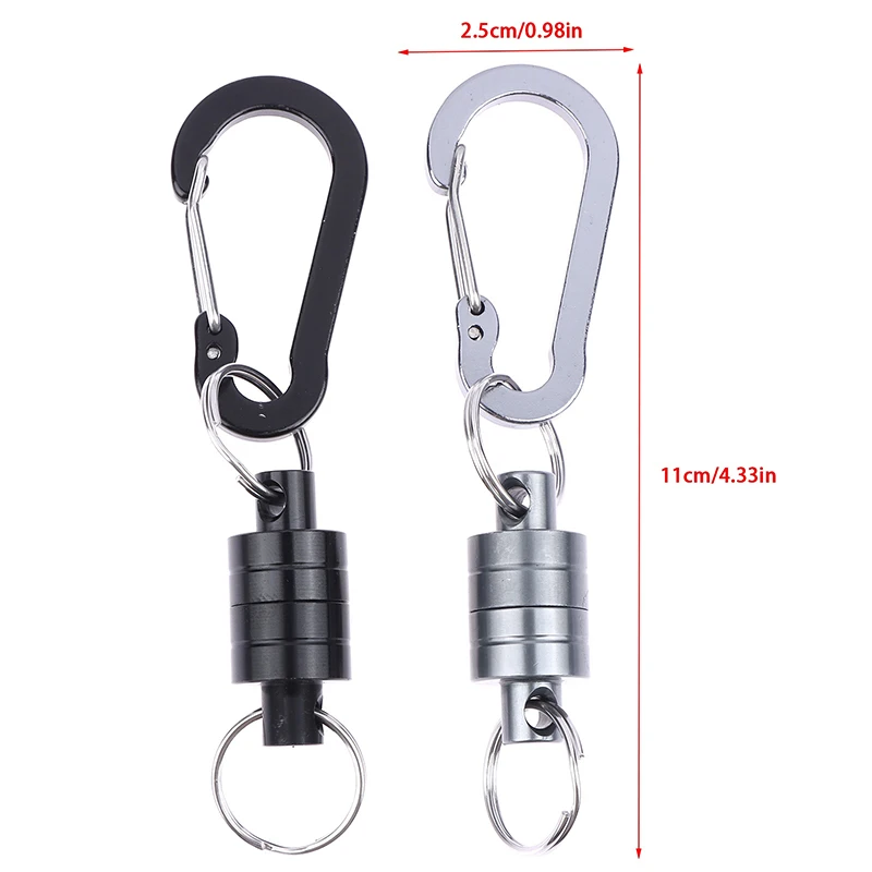 ★▲Fishing Hanging Buckle Magnetic Buckle With Keychain Carabiner Anti-falling Fast Hanging Buckle Metal Strong Magnetic Buckle
