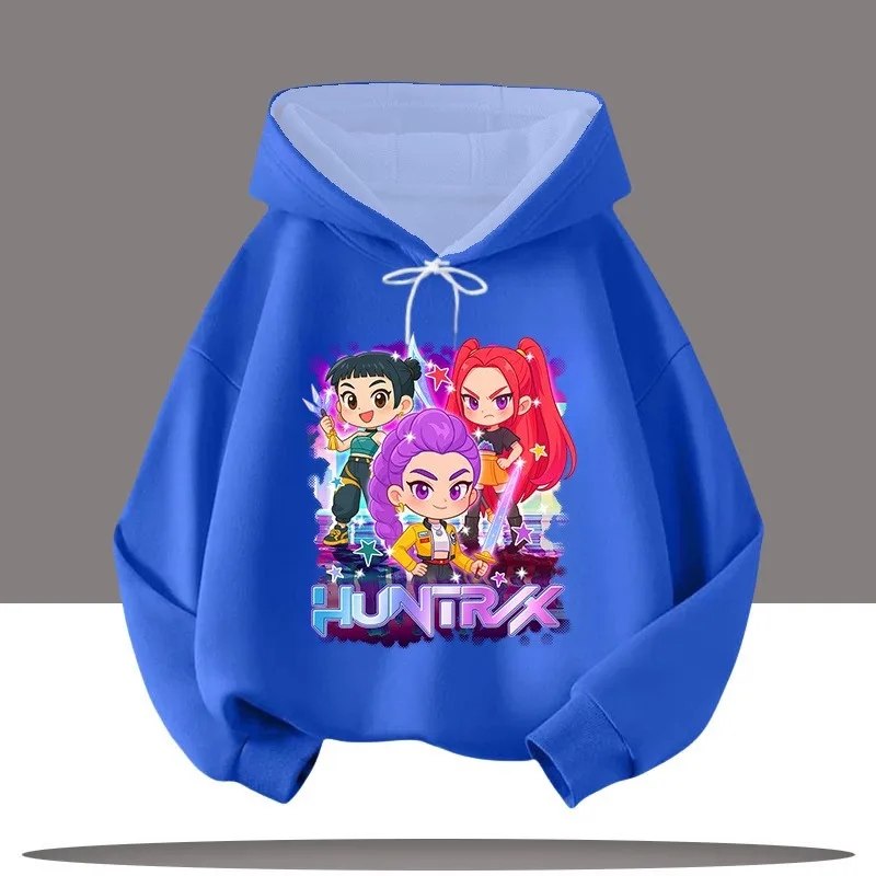 2025 حار بيع أنيمي المرأة KPop شيطان الصيادين ثلاثية الأبعاد مطبوعة فضفاضة تنفس موضة عادية كم طويل هوديي