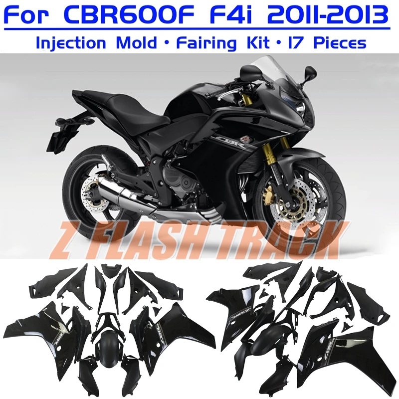 For Honda CBR600F CBR 600F 600 CBR600 F PC41 2011 2012 2013 Sport Cowl Body Fairing Kit Bodywork ABS Injection Gloss Matte Black