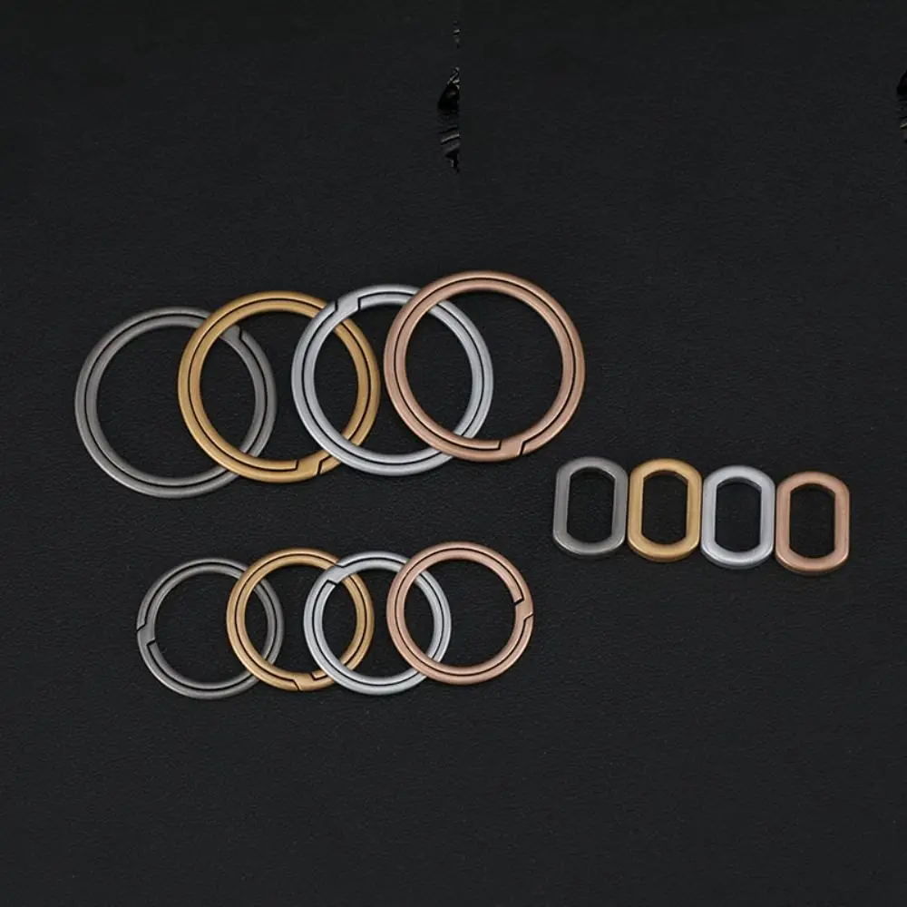 High Quality Real Key Rings Titanium Alloy Super Lightweight Titanium Alloy KeyRings Pendant Male Creativity Gift
