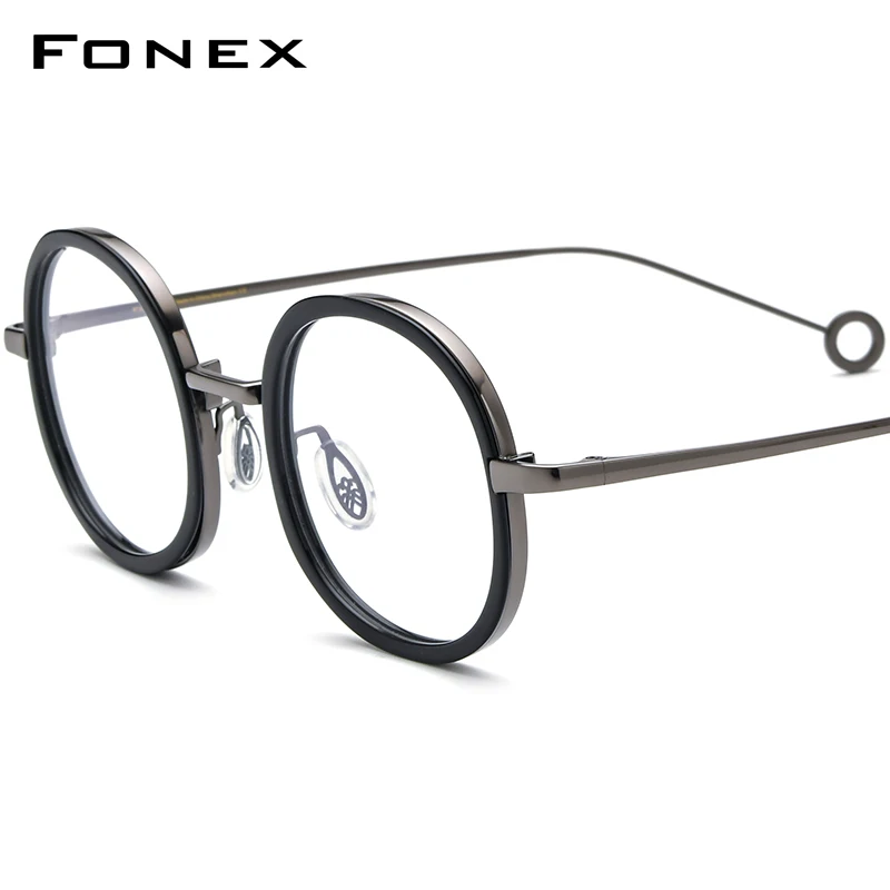 FONEX B08P Square Eyeglasses 6