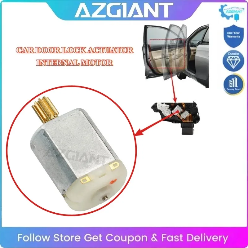 

AZGIANT Car Side Door Lock DC Motor Replacement FC-280 Professional 12 Volt For 1993-2003 SAAB 9-3 MK1 Car Accessory