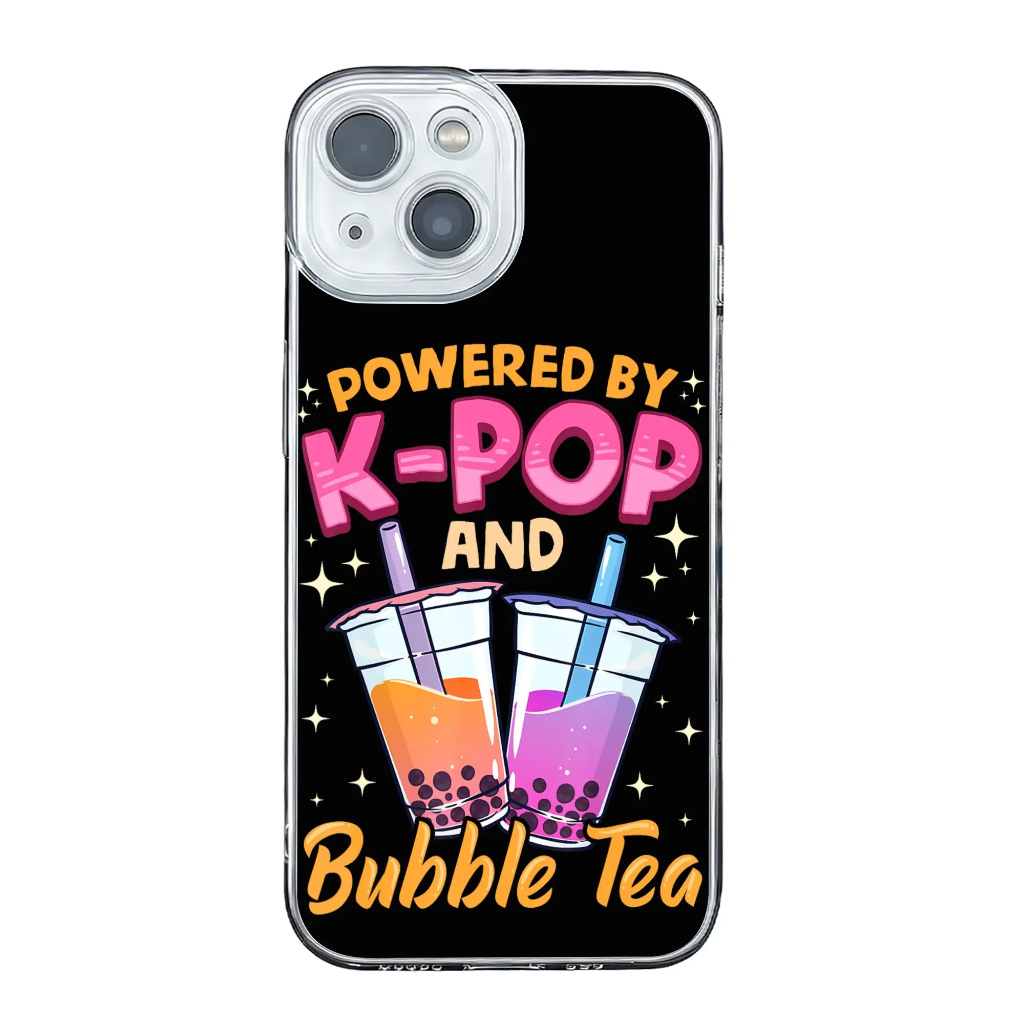 Nueva Funda Protectora para Teléfono con Diseño de Burbujas de Té Boba, Música K-POP, Leche Coreana, Matcha y Anime para iPhone 17 16 15 14 13 12 11