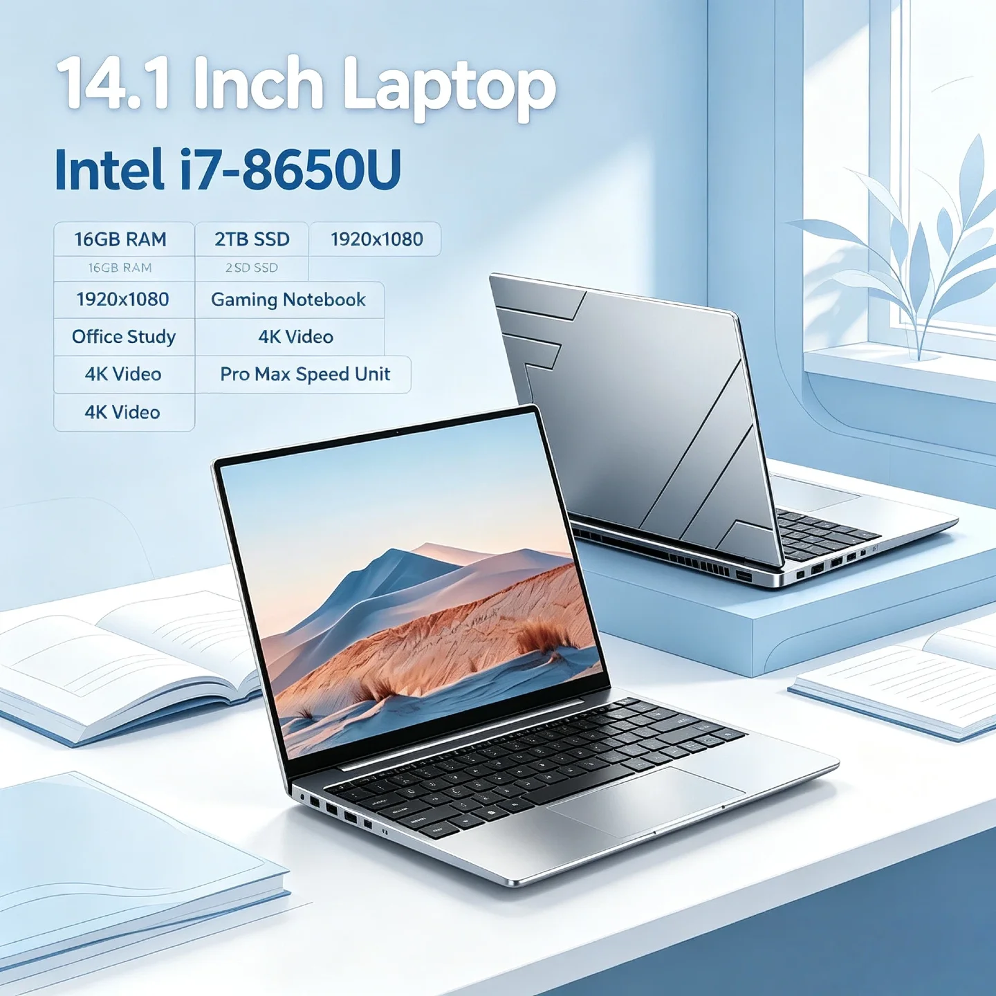 Pc Gaming Core I7 - Ordinateur portable de jeu i7 8650U