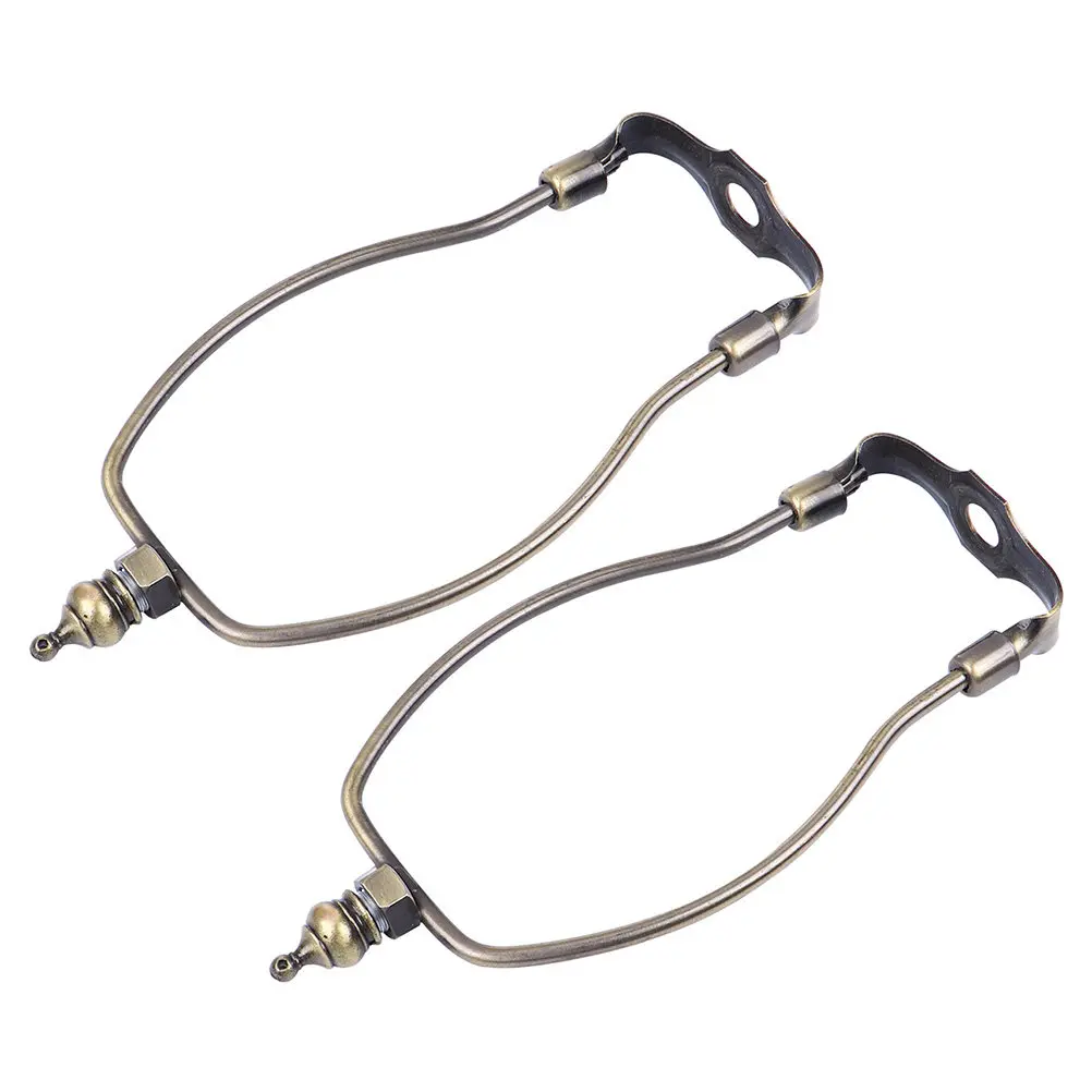 

Комплект из 2 прочных кронштейнов для ламп, держателей для абажуров, запасных частей для настольных и напольных светильников, металлический комплект для абажуров