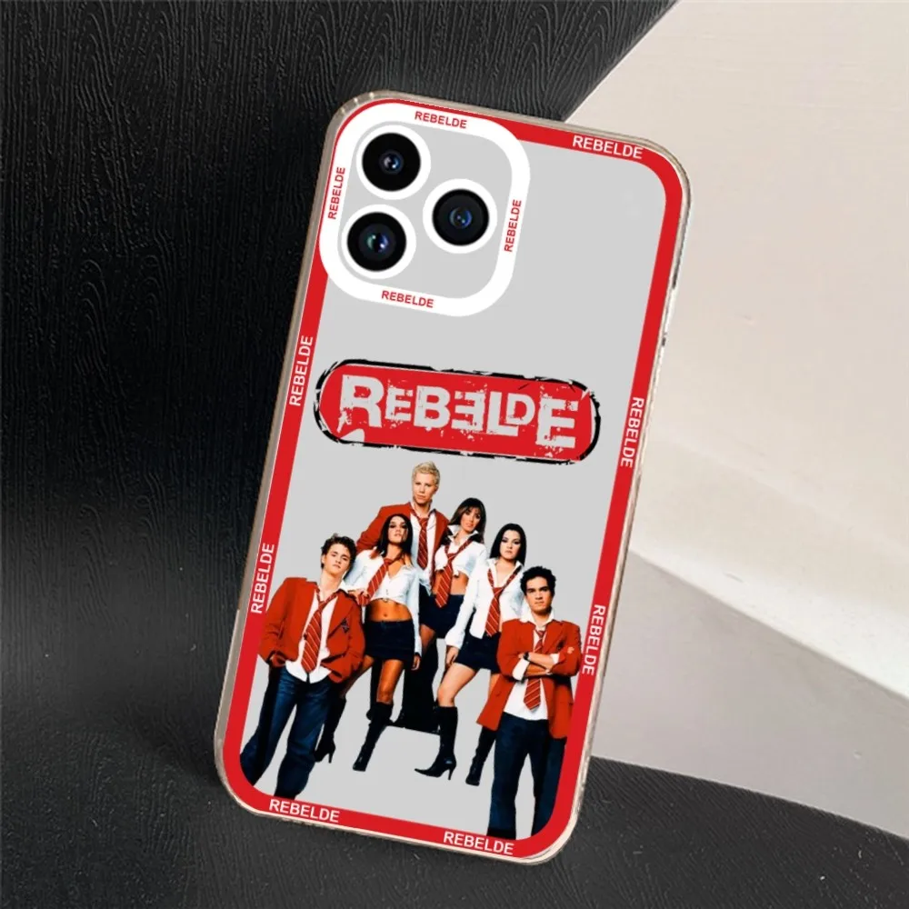 Fashion RBD Rebelde Phone Case For iPhone 11 12 Mini 13 14 15 Pro Max Transparent Shell