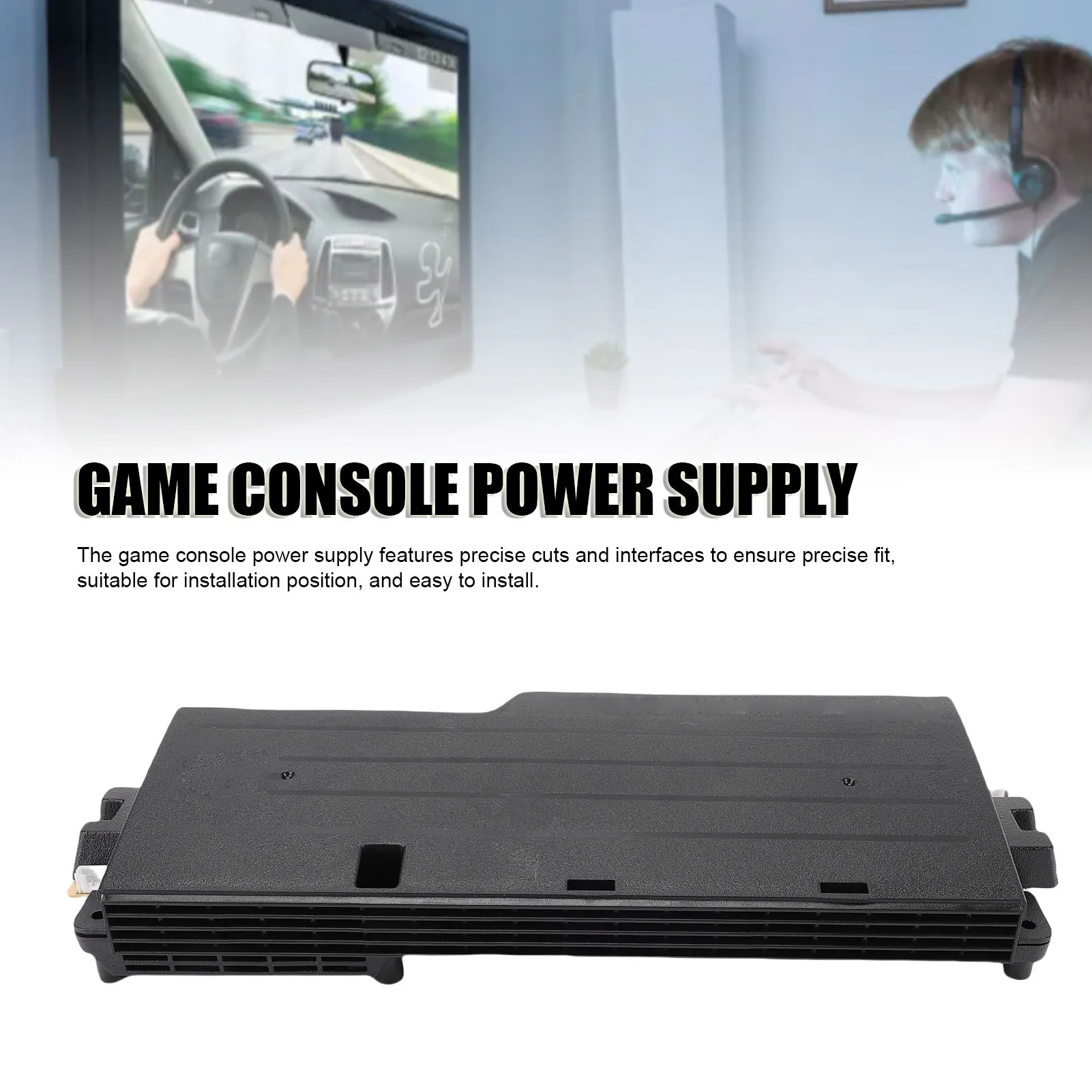 

Console Internal Power Supply EADP-185AB Power Supply Fit for PS3 Slim 3000 Game Console Replacement Part Internal Power Source