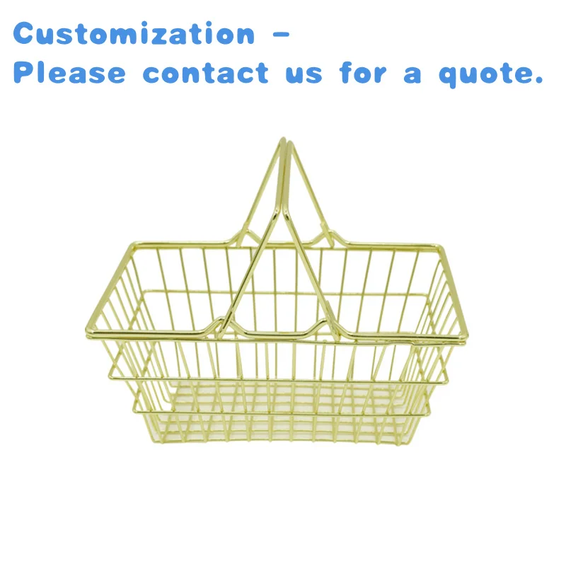 

custom.Factory Custom Size Color Stainless Steel Nail Polishes Shopping Basket