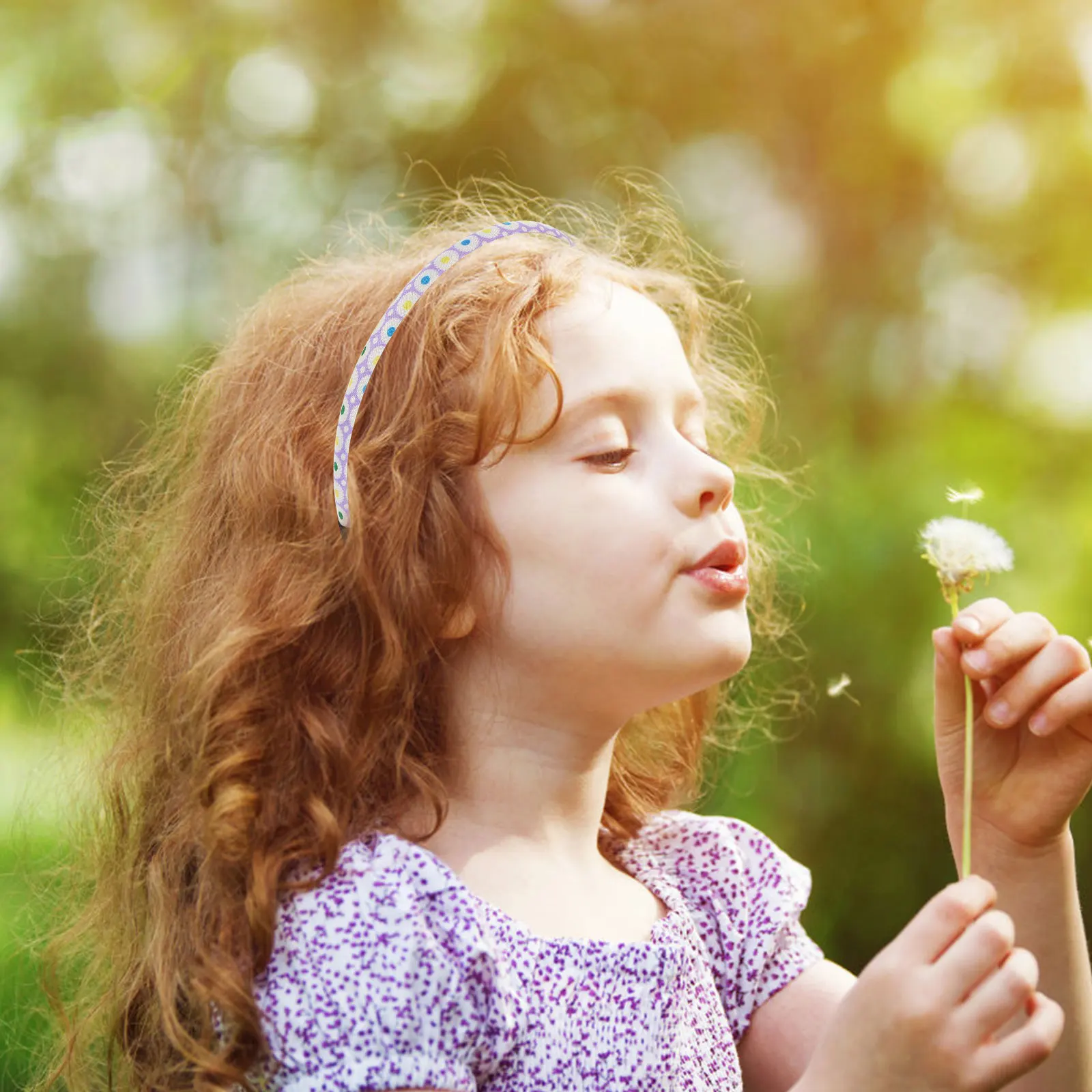 

12pcs Floral Hair Headbands for Little Girls Kids Party Accessories Fabric Face Wash Makeup Festival Costume Stage Props Bride