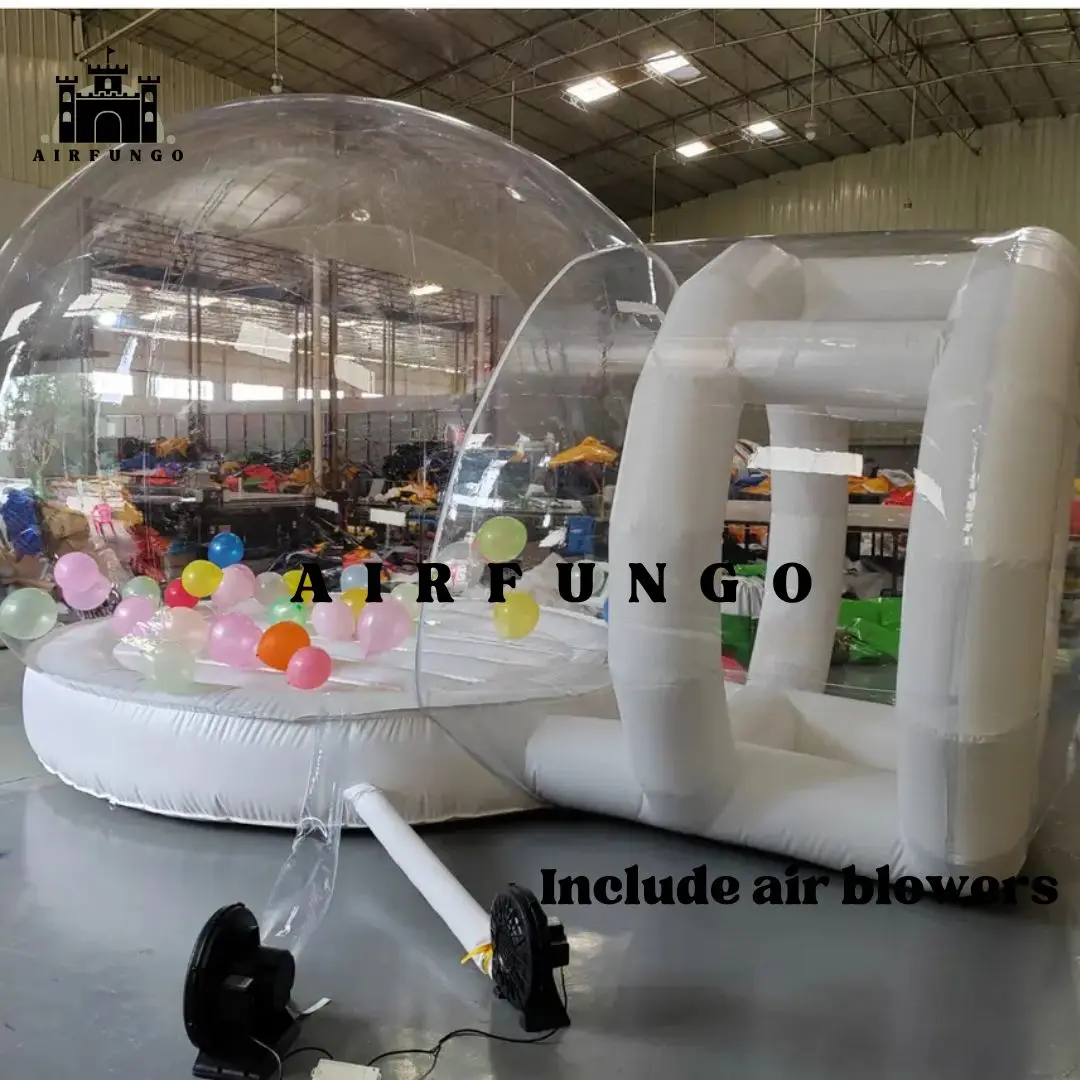 Hot Selling Transparant Opblaasbare Iglo Tent Opblaasbare Bubble Bounce Huis Ballon Koepel Huis Voor Ballon Evenement