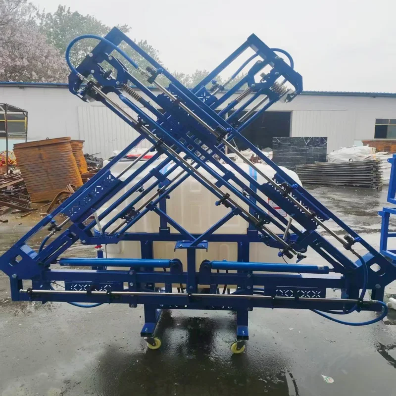 2026 New Flat Tank Chinese Cross Hydraulic Spray Boom 10 m Tractor Mounted Farm Sprayer