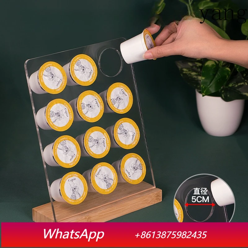 

LMM Acrylic Cake Cup Capsule Display Capsule Rack Milk Tea Coffee Shop