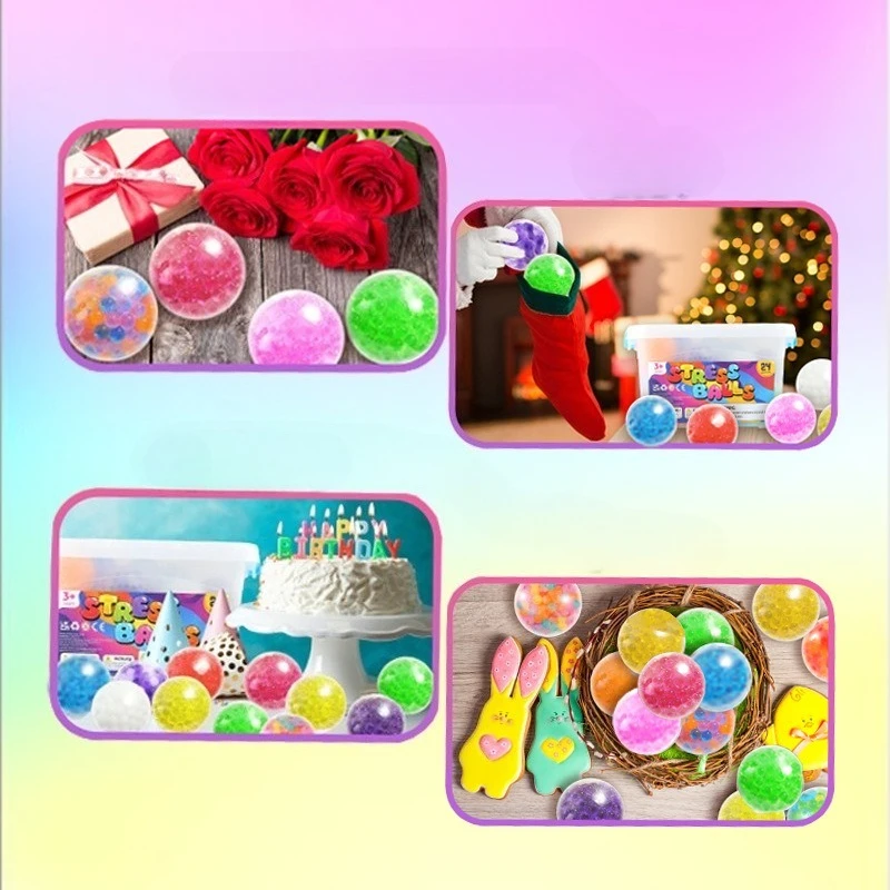 1ps bolas de uva 3,5 cm estilo aleatorio juguetes para apretar novedad liberación de apretar juguete para aliviar el estrés juguetes divertidos para niños y niñas