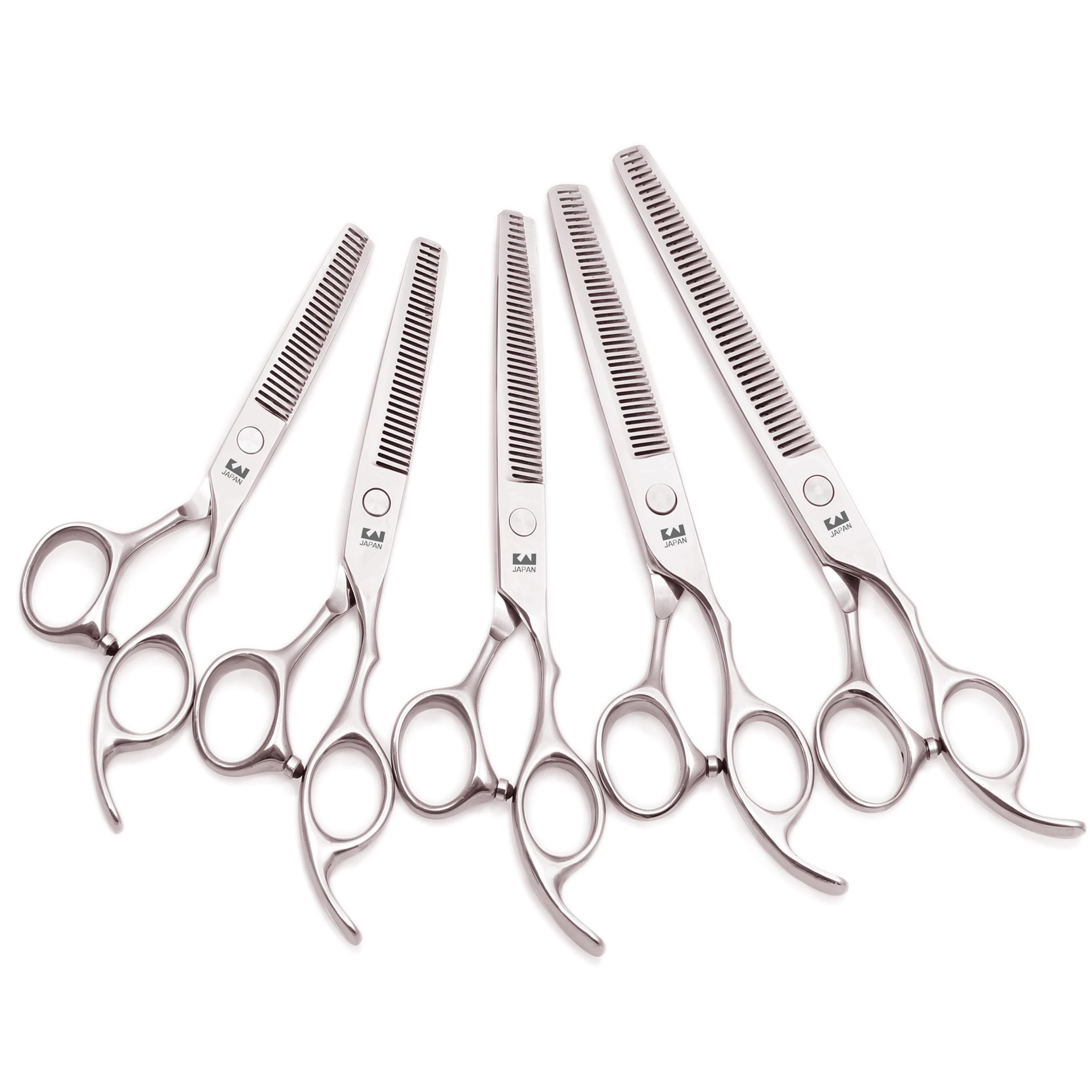 Friseurschere Professionelle Japan-Stahl-Friseurschere Scharfe Klinge Ergonomischer Griff Einstellbare Spannung Ausdünnung Z1006 – Detail 11