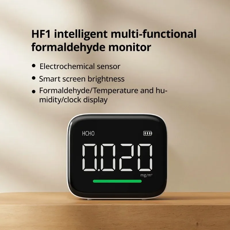 DUKA ATuMan HF1 Smart Formaldehyde Monitor Portable Digital Temperature Humidity Detector Air Quality Tester