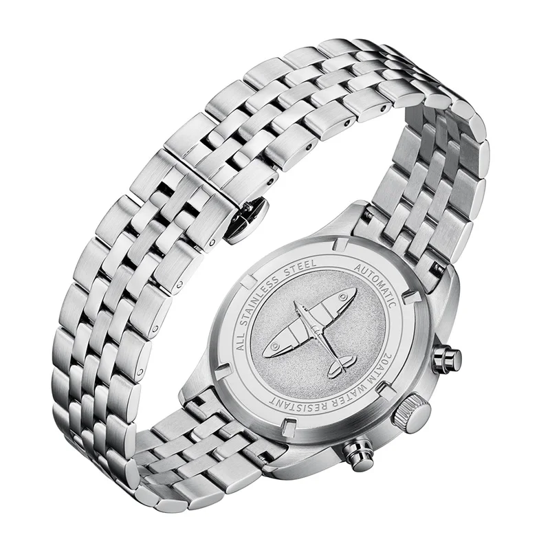 WM Watch Automatic Mechanical Watches Waterproof Multifunctional Business Men's Watches Watch Welly Merck Watch WM166M