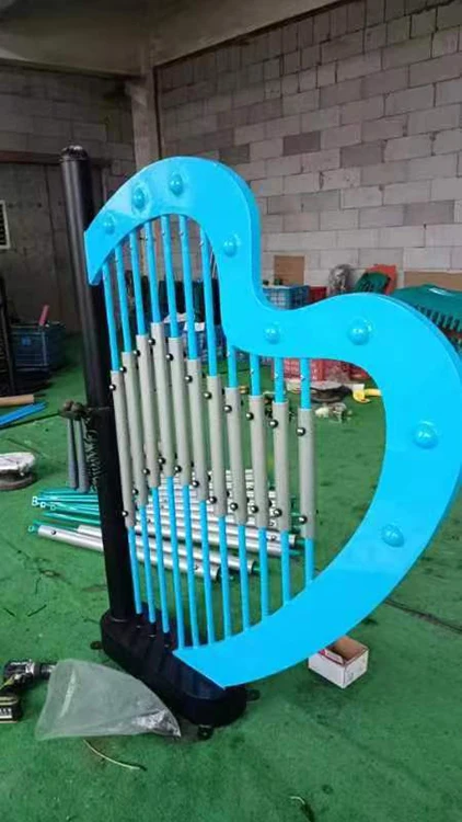 Children's Music Park Outdoor Playground Instrument Kids Musical Percussion Instrument Harp