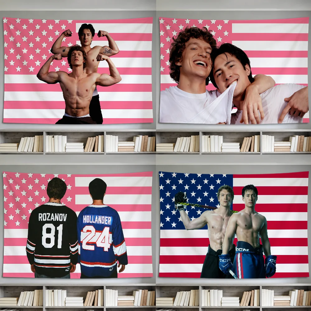 TV H-Heated Rivalry pink fanart flag For Room Dorm Party hogar bedside Living room wall hanging garden Decor Banner gift