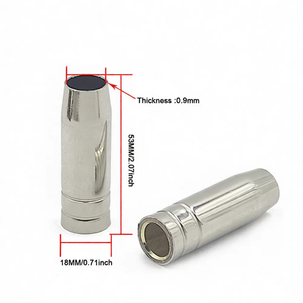 Industrial Grade Welding Consumables For ZhengTongDa 15AK MIG MAG Torch Maintenance Spare Parts Kit Contact Tips Set