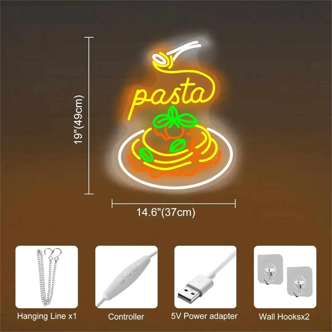 أفضل 10 2025 علامة نيون LED داخلية مخصصة للإعلان عن متجر المعكرونة وحفلات الزفاف والمكاتب والمدارس للزينة الداخلية #2