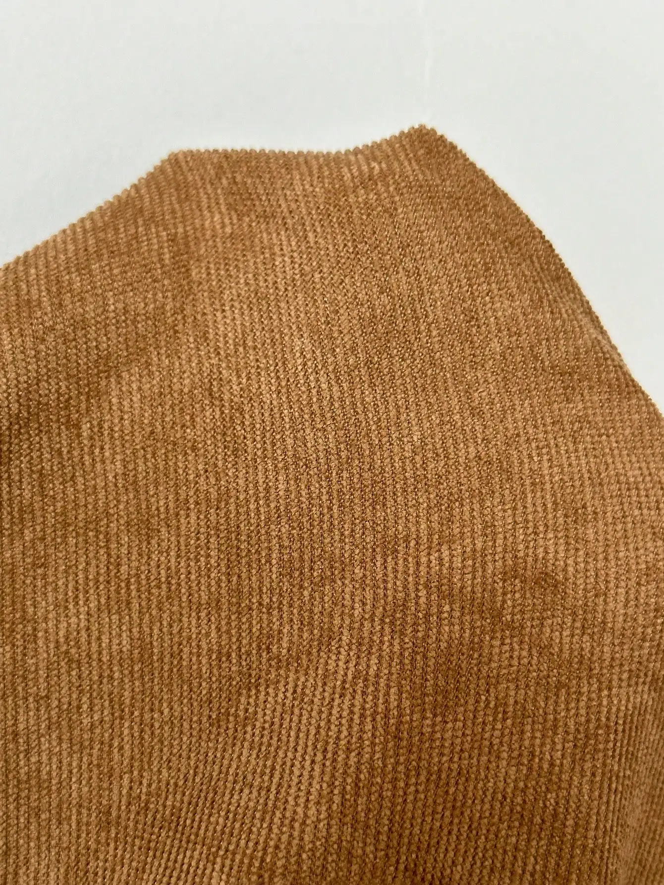 Flirla Herbst/Winter Lässige modische Cord-Seitenschlitz-Maxihose mit lockerem geradem Bein für Damen