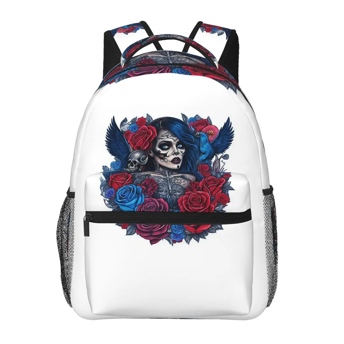 

Alexander Gothic Las Elegantes Girls Day Of Dead Skull Backpacks Boys Girls Bookbag Students School Bags Rucksack Shoulder Bag
