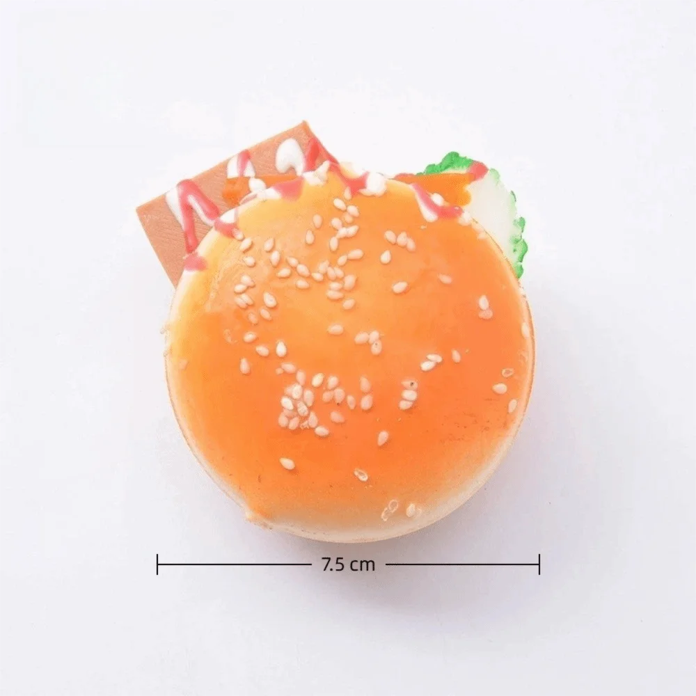 Lifelike PU Squeeze Food Stress Relief Bread Slow Rebound Toast Donuts Pinch Photography Props